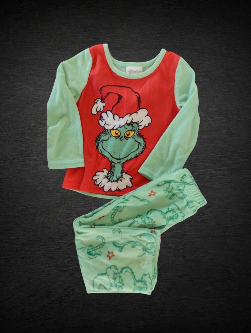 ⭐The Grinch Dr. Seuss Kids Christmas Pajama Set Size 3T